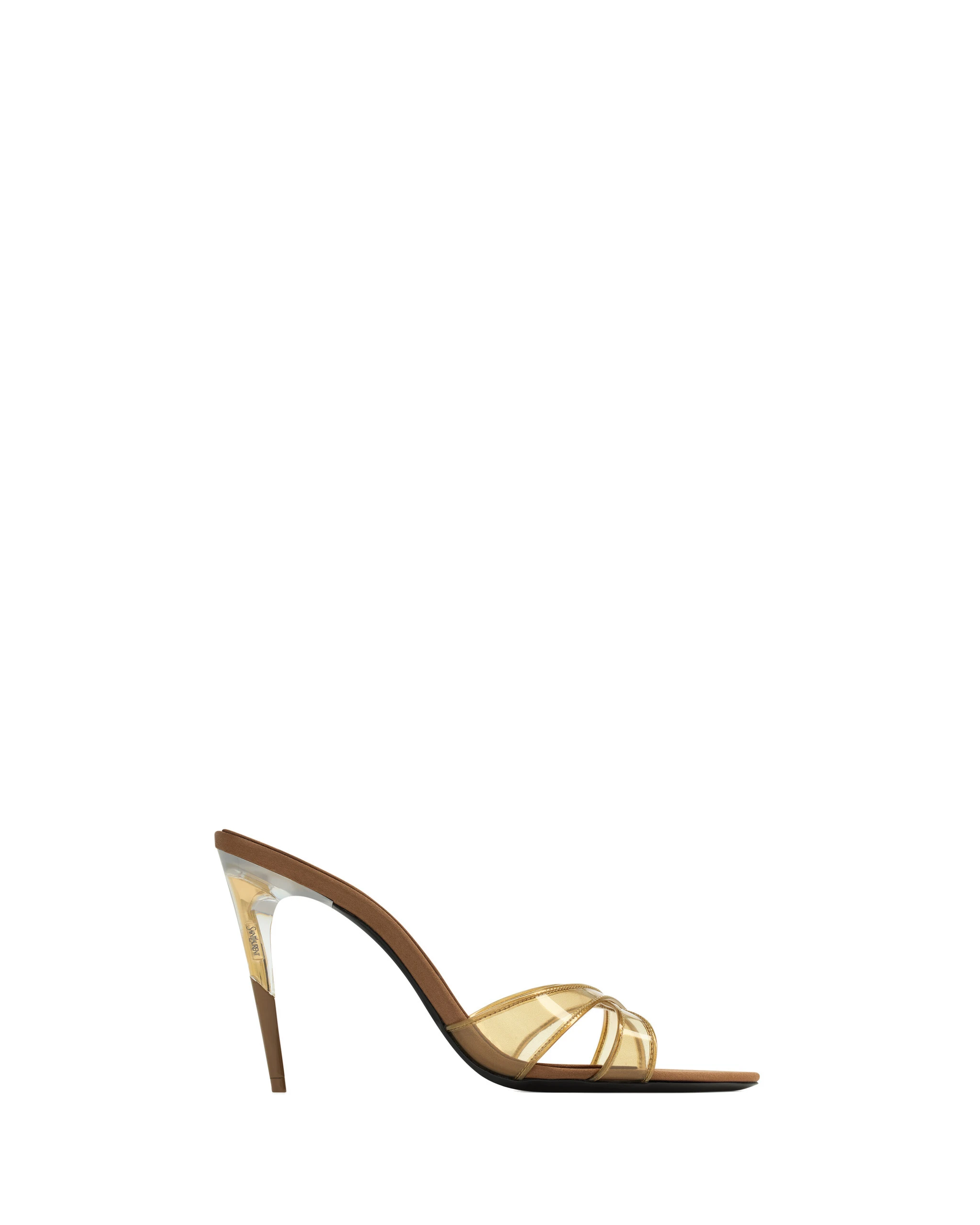 Saint Laurent Kirat Sandals in Tpu and Satin Crepe Multicolour Saint Laurent Kirat Sandals in Tpu and Satin Crepe | Sandals