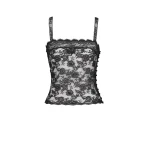 Black Saint Laurent Lace Camisole | Camisoles