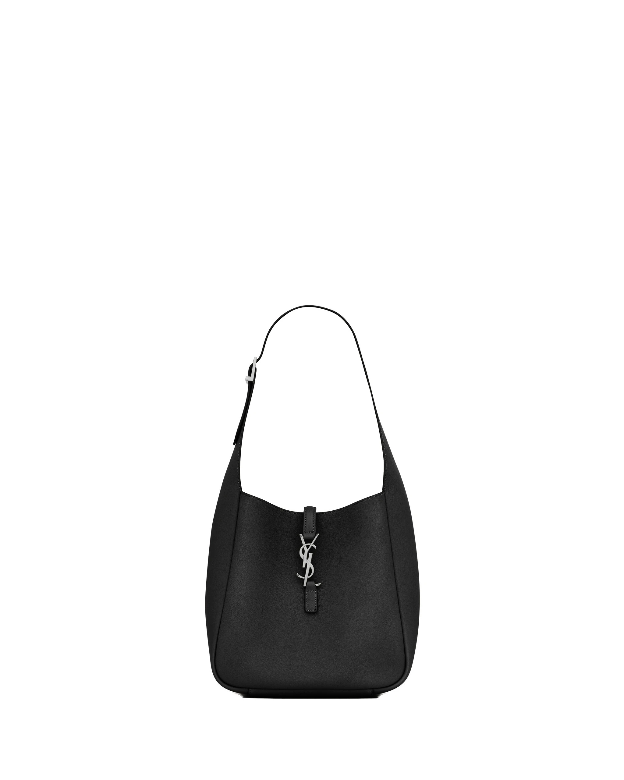 Saint Laurent Le 5 À 7 Supple Small in Grained Leather, Black Black Saint Laurent Le 5 À 7 Supple Small in Grained Leather, Black | Shoulder & Crossbody Bags
