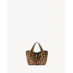 Multicolour Saint Laurent Le 5 À 7 Baby Bea in Pony Hair Leather | Bucket Bags