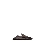 Brown Saint Laurent Le Loafer Foldable in Hagfish, Burnt Brown | Loafers