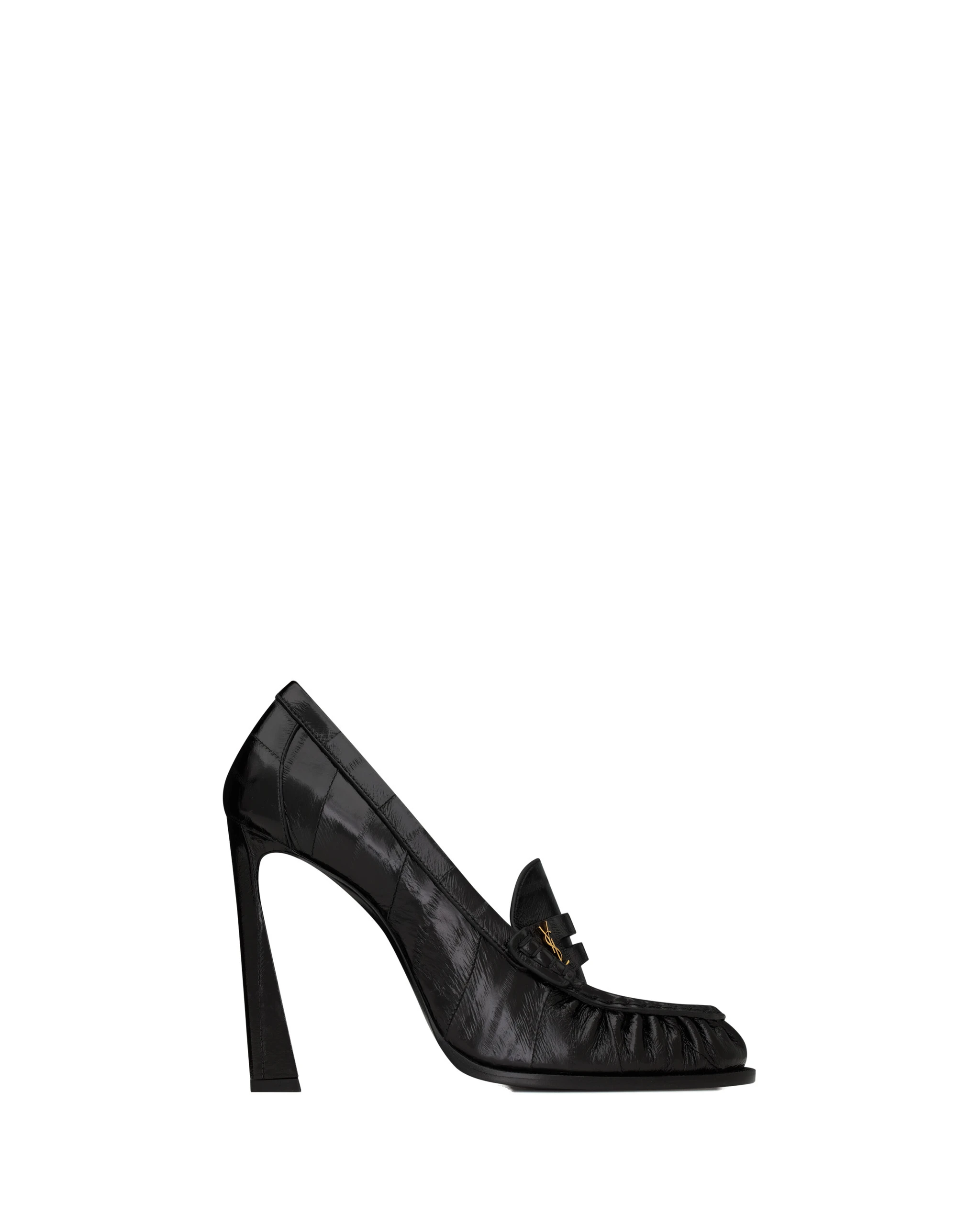 Saint Laurent Le Loafer Pumps in Hagfish Black Saint Laurent Le Loafer Pumps in Hagfish | Heels