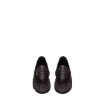 Brown Saint Laurent Le Loafer Supple in Hagfish, Burnt Brown | Loafers