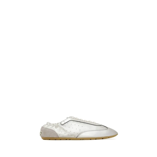 Lewis Sneakers in Metallic Leather and Suede
