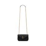 Black Saint Laurent Loulou Mini in Lambskin, Black | Mini Bags