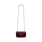Red Saint Laurent Loulou Mini in Lambskin, Rouge Cabernet | Mini Bags
