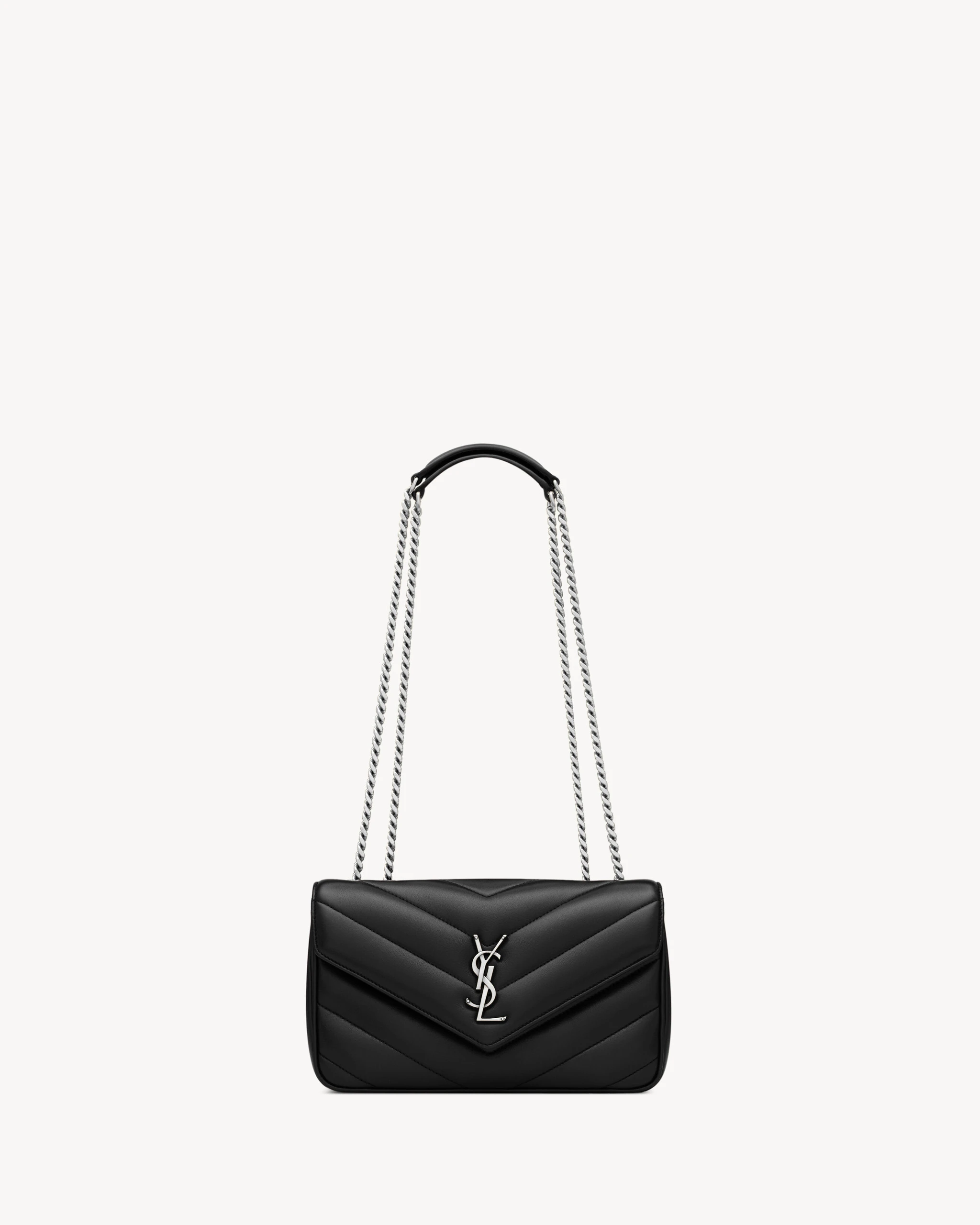 Saint Laurent Loulou Small in Matelassé Lambskin, Black, Fall Winter 2026 Black Saint Laurent Loulou Small in Matelassé Lambskin, Black, Fall Winter 2026 | Shoulder & Crossbody Bags