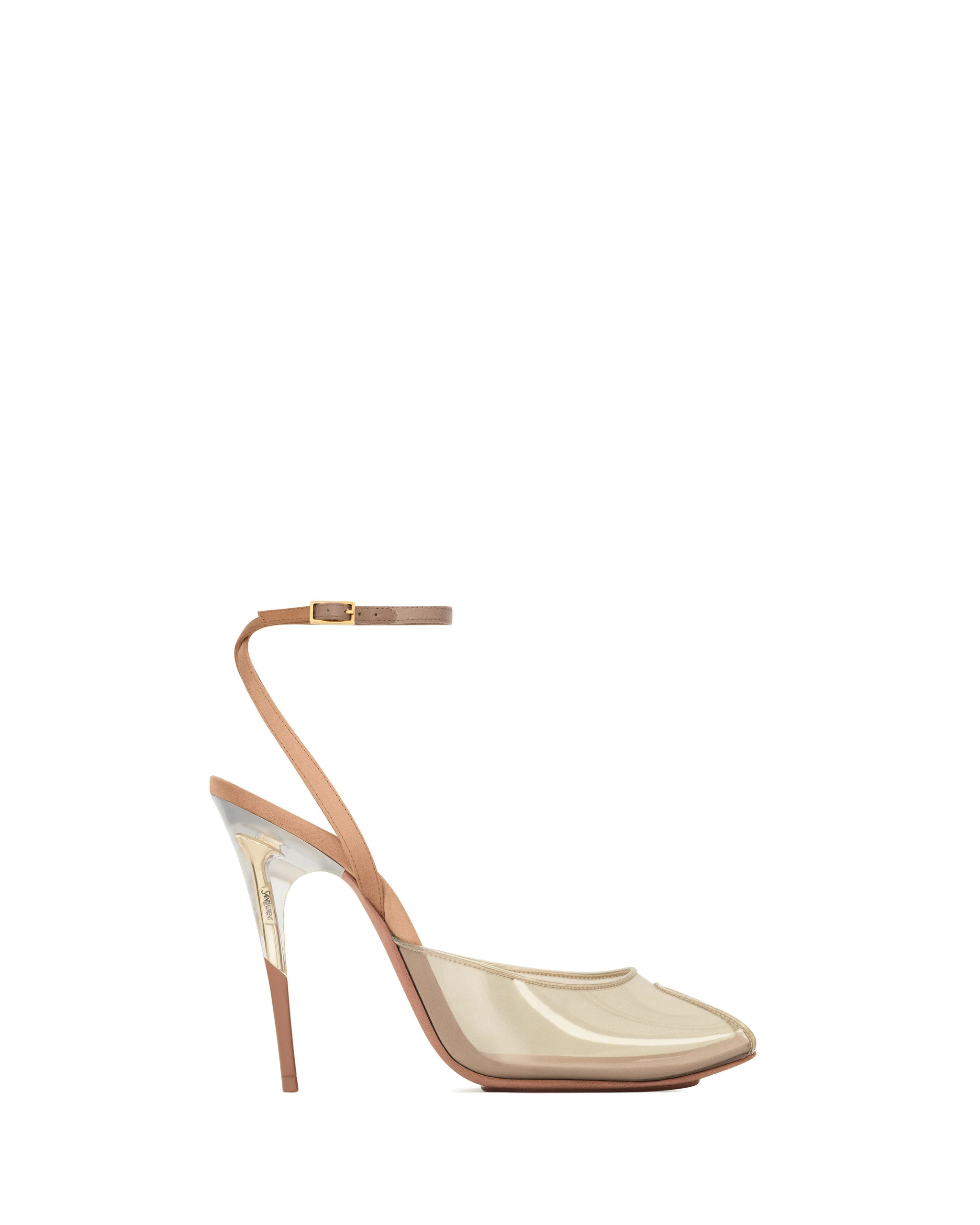 Saint Laurent Michelle Sandals in Tpu and Satin Crepe Multicolour Saint Laurent Michelle Sandals in Tpu and Satin Crepe | Sandals