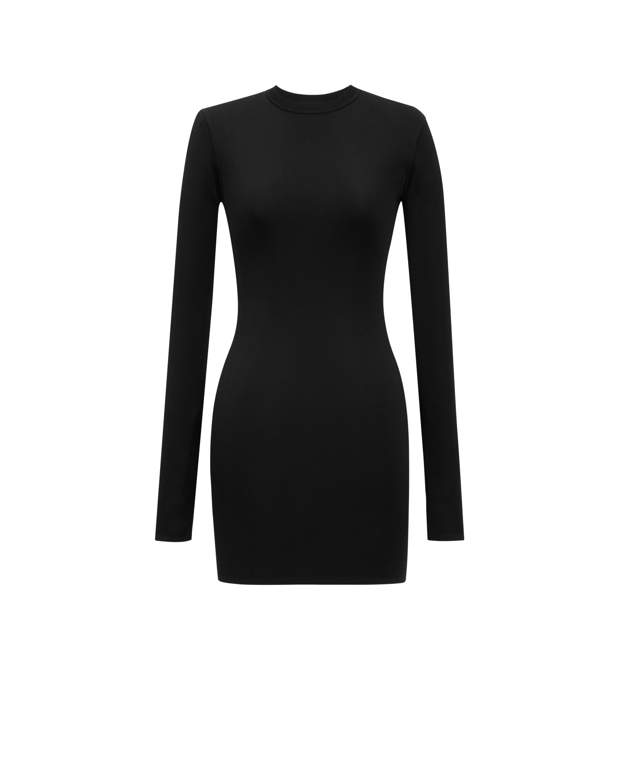 Saint Laurent Mini Dress in Knit Black Saint Laurent Mini Dress in Knit | Mini Dresses