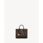 Brown Saint Laurent Nano Sac de Jour in Crocodile-Embossed Leather | Totes & Top-Handle Bags