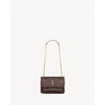 Brown Saint Laurent Niki Mini in Vintage Leather, Arabica | Mini Bags