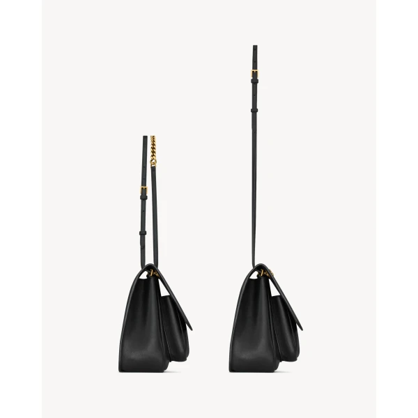 Black Saint Laurent Niki Soft Medium in Lambskin, view 4 | Shoulder & Crossbody Bags