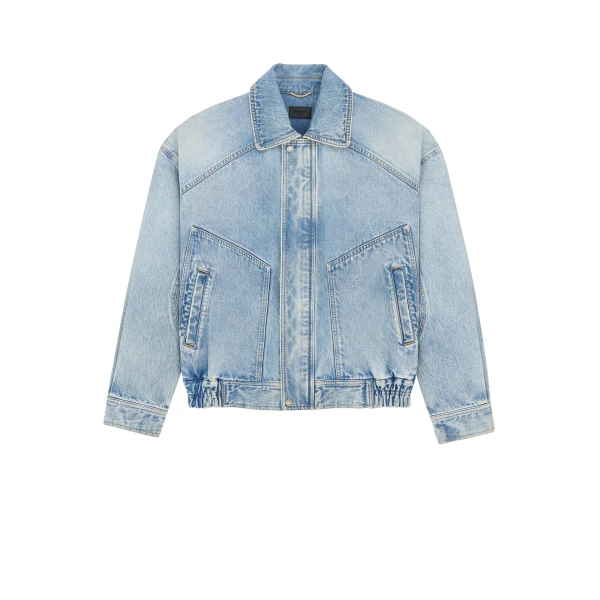 Blue Saint Laurent Oversized Jean Jacket | Denim