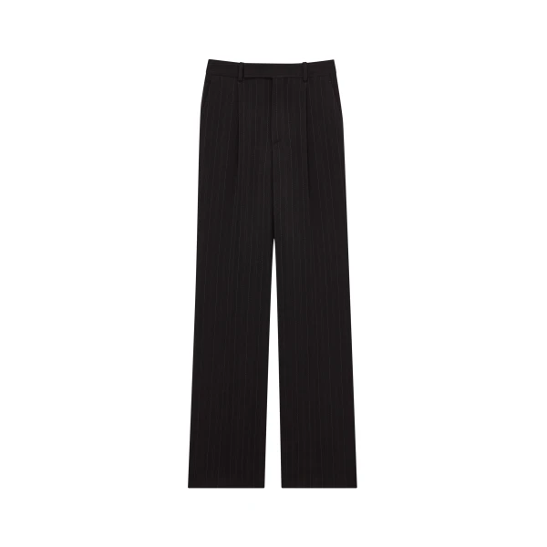Pants in Chalk-Stripe Wool