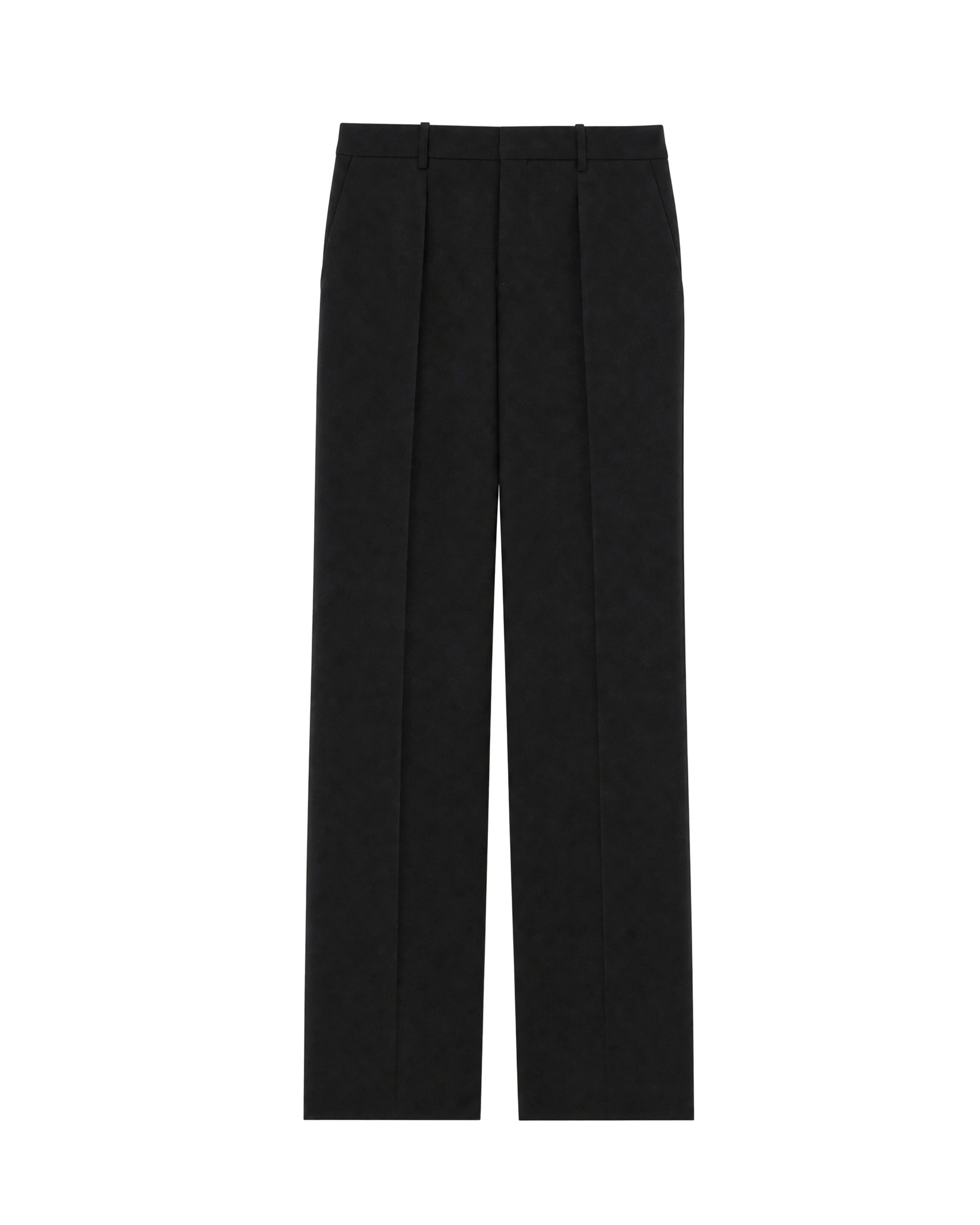 Saint Laurent Pants in Stripe Crepe Black Saint Laurent Pants in Stripe Crepe | Tailored pants