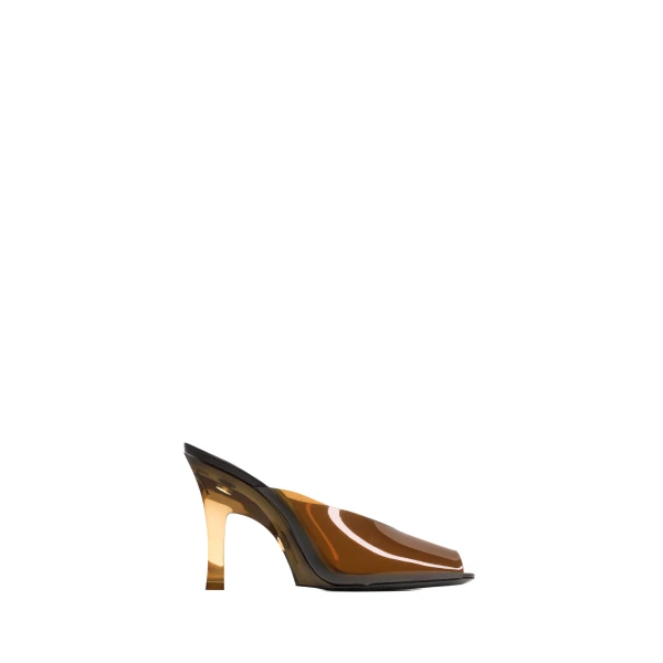 Brown Saint Laurent Sabrina Mules in Tpu | Mules