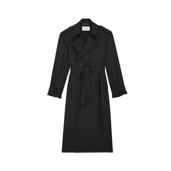 Trench Coat in Silk