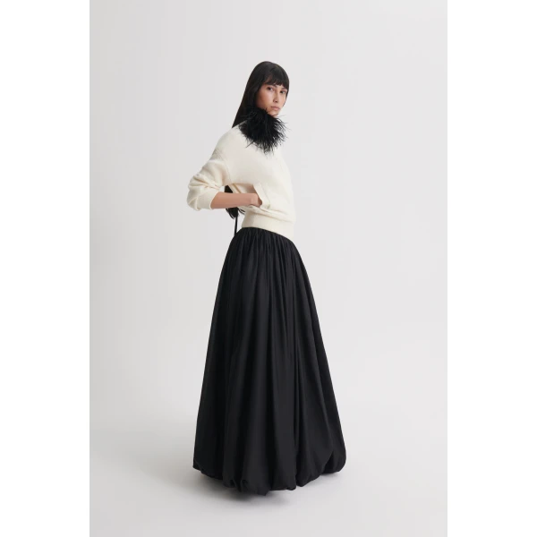 Scanlan Theodore Cashmere Wool Bomber in White | Jackets | Luxury Shoes 