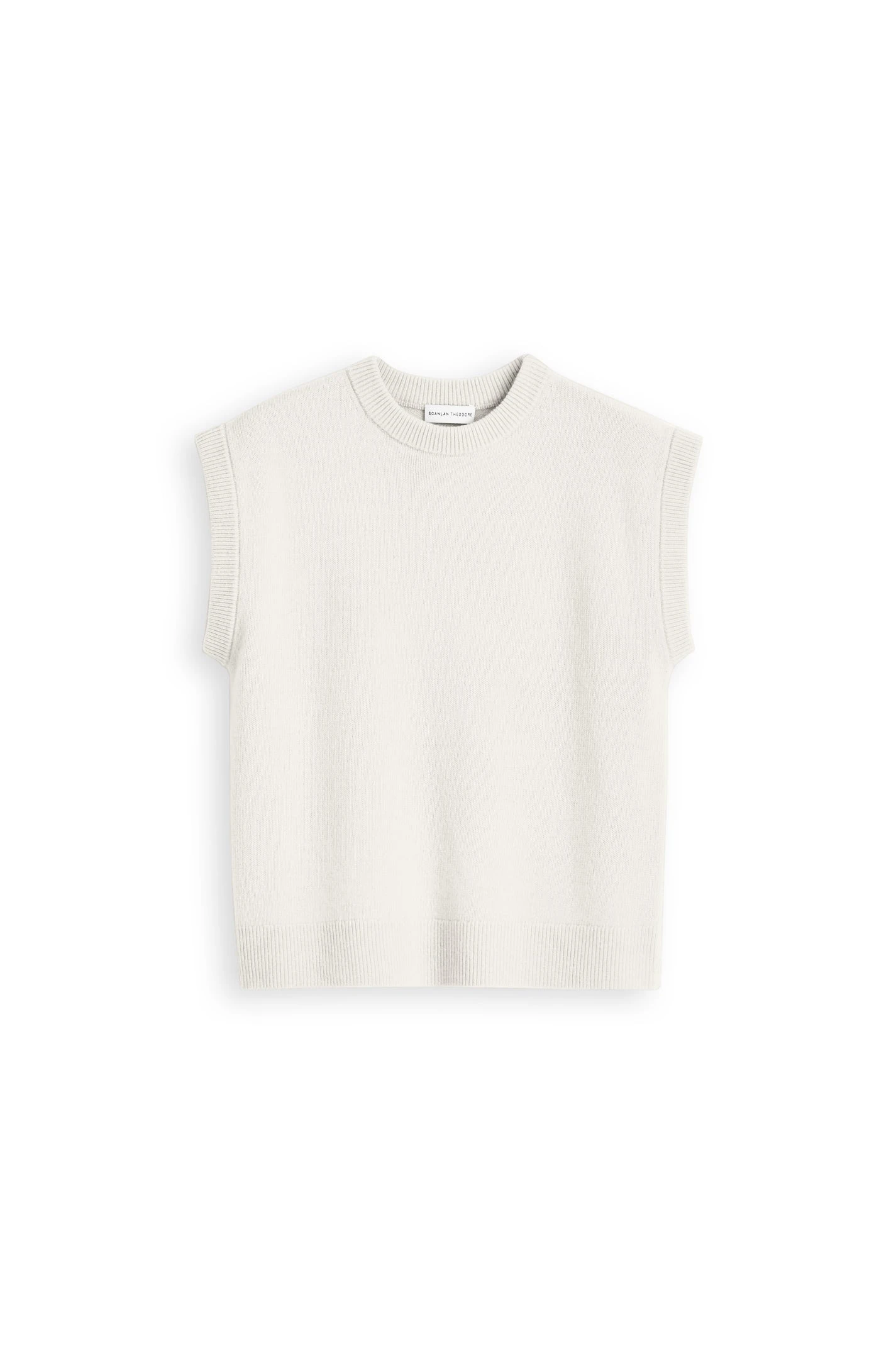 Scanlan Theodore Cashmere Wool Loose Tank in White Scanlan Theodore Cashmere Wool Loose Tank in White | Tops | Luxury Shoes