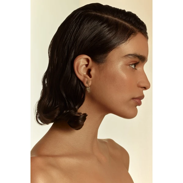 Scanlan Theodore Celestial Charm Earrings in Light Gold