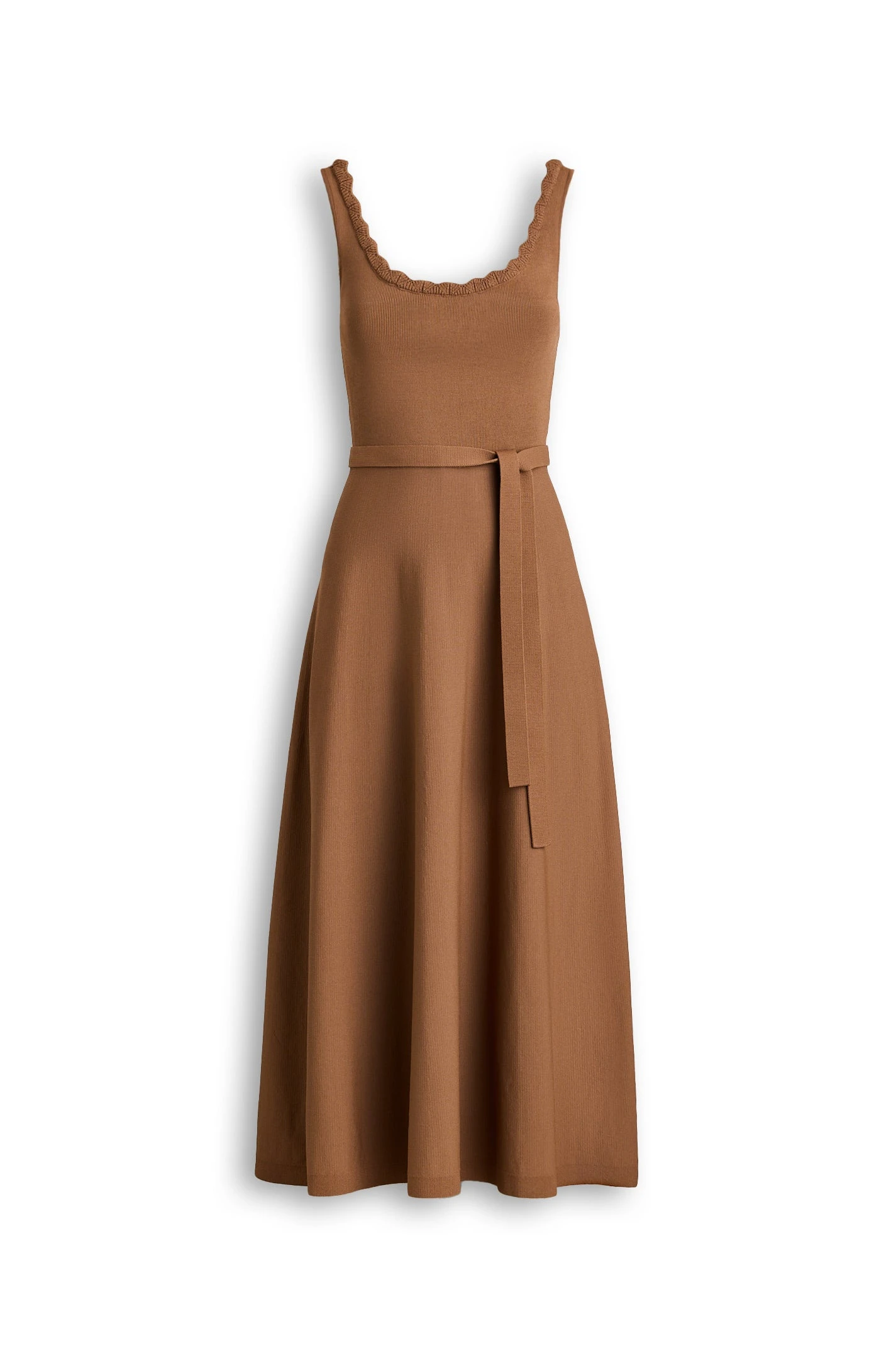 Scanlan Theodore Crepe Knit Crochet Soft Dress in Spice Scanlan Theodore Crepe Knit Crochet Soft Dress in Spice | Maxi Dresses | Luxury Shoes