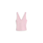 Scanlan Theodore Crepe Knit Poppy Crochet Singlet in Dusk | Tops | Luxury Shoes 