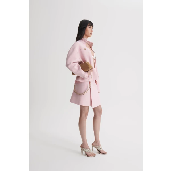 Scanlan Theodore Crepe Knit Wrap Skirt in Dusk | Skirts | Luxury Shoes 