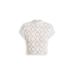Scanlan Theodore Crochet Top in White
