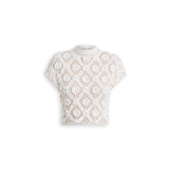 Crochet Top in White