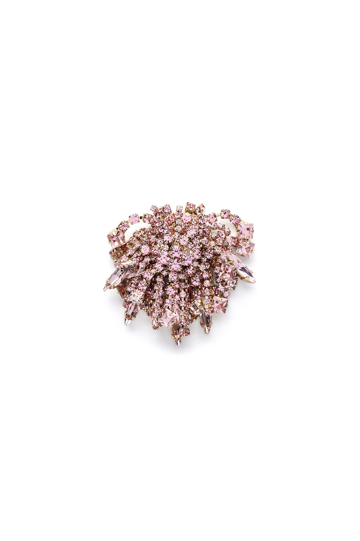 Scanlan Theodore Crystal Cascade Brooch in Light Rose Scanlan Theodore Crystal Cascade Brooch in Light Rose | Brooches & Pins | Luxury Shoes
