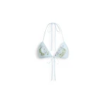 Scanlan Theodore Dandelion Jacquard Bra in Sky Blue