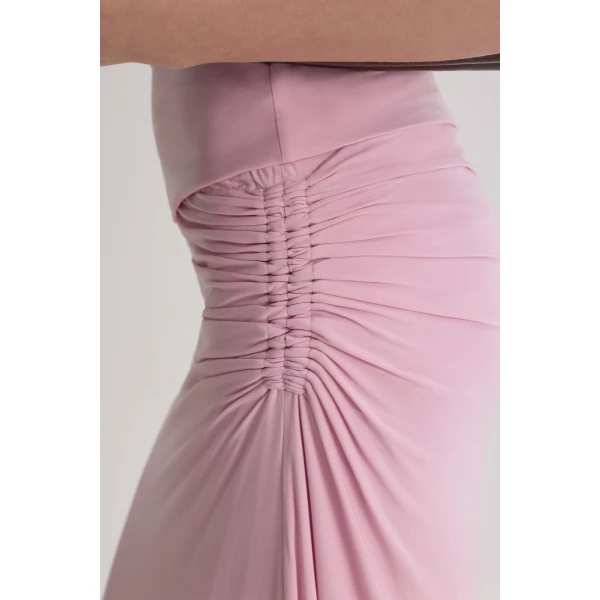 Scanlan Theodore Draped Skirt in Pink | Skirts | Luxury Shoes 
