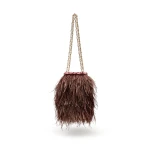 Scanlan Theodore Feather Bucket Bag in Caffe | Bucket Bags | Luxury Shoes 