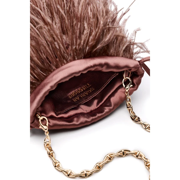 Scanlan Theodore Feather Bucket Bag in Caffe | Bucket Bags | Luxury Shoes 