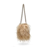 Scanlan Theodore Feather Bucket Bag in Sable | Bucket Bags | Luxury Shoes 