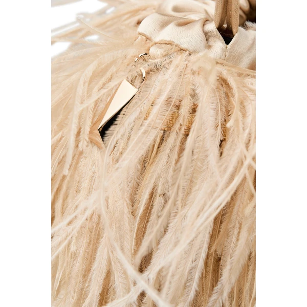 Scanlan Theodore Feather Bucket Bag in Sable | Bucket Bags | Luxury Shoes 