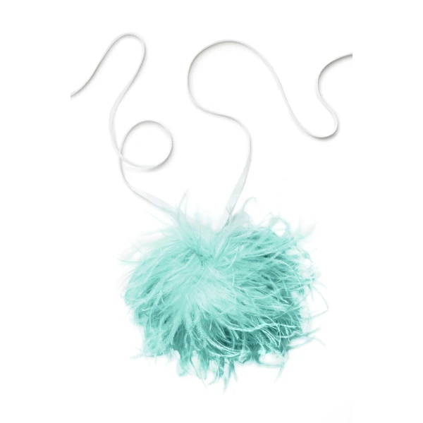 Feather Choker in Opal