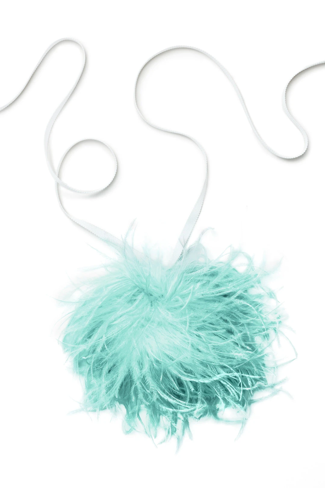 Scanlan Theodore Feather Choker in Opal at Luxury Shoes Scanlan Theodore Feather Choker in Opal