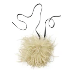 Scanlan Theodore Feather Choker in Pistachio | Necklace | Luxury Shoes 