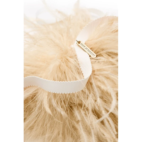 Scanlan Theodore Feather Choker in Sable | Necklace | Luxury Shoes 