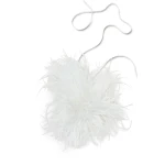Scanlan Theodore Feather Choker in White | Necklace | Luxury Shoes 