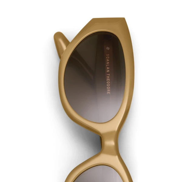 Scanlan Theodore Feline Sunglasses in Cream | Sunglasses | Luxury Shoes 