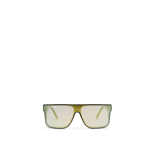 Scanlan Theodore Flat Top Sunglasses in Black Gold | Sunglasses | Luxury Shoes 