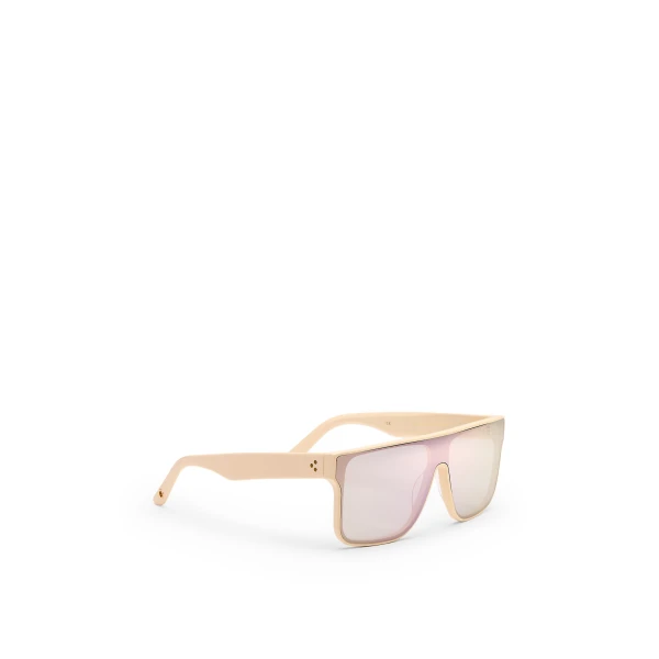 Scanlan Theodore Flat Top Sunglasses in Cream Pink | Sunglasses | Luxury Shoes 