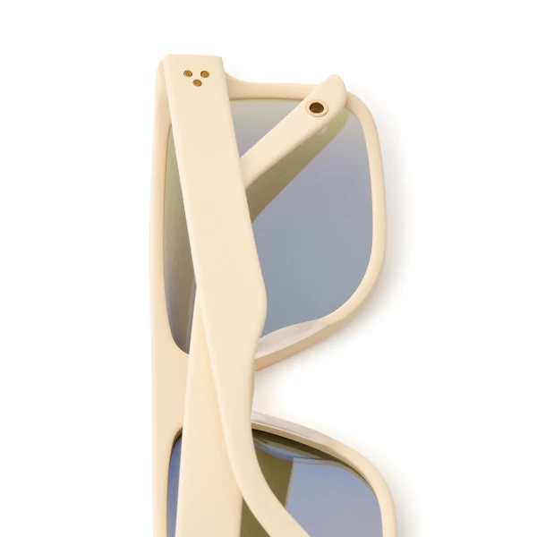 Scanlan Theodore Flat Top Sunglasses in Cream Purple | Sunglasses | Luxury Shoes 