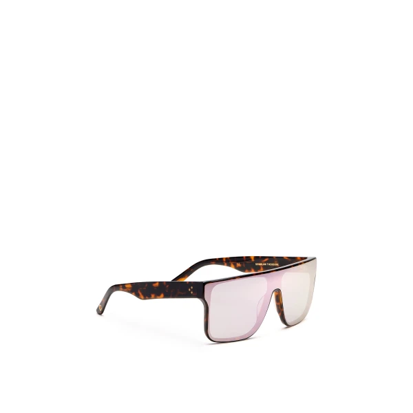 Scanlan Theodore Flat Top Sunglasses in Tortoise Pink | Sunglasses | Luxury Shoes 