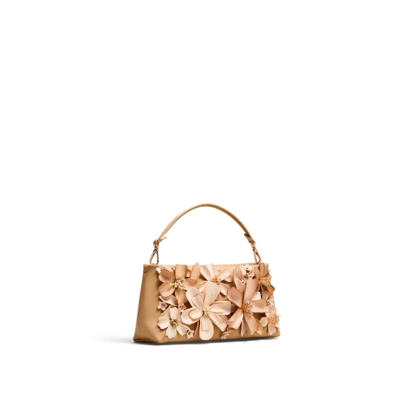 Scanlan Theodore Flora Mini Top Handle in Beige | Mini Bags | Luxury Shoes 