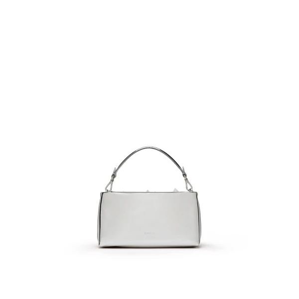 Scanlan Theodore Flora Mini Top Handle in Silver | Mini Bags | Luxury Shoes 
