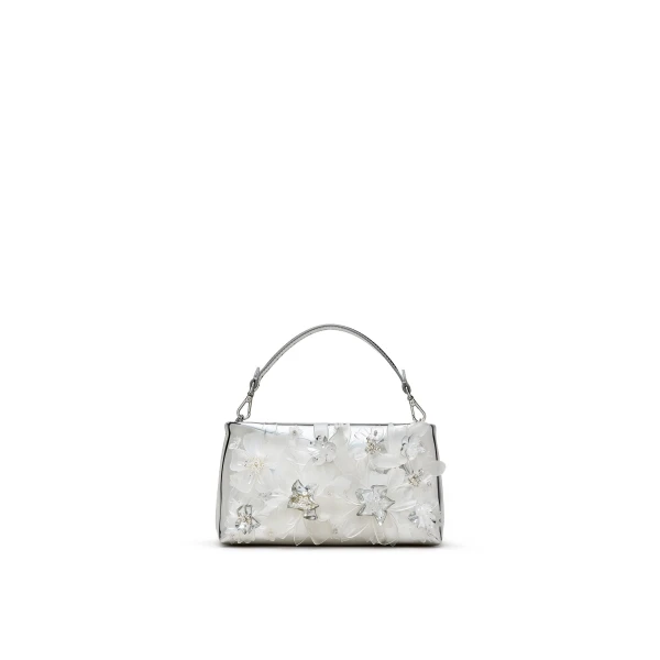 Flora Mini Top Handle in Silver