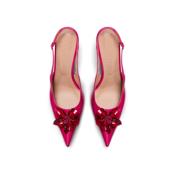 Scanlan Theodore Flora Slingback 6 in Hibiscus